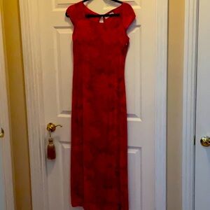 Elegant Red Evening Dress